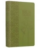 BÍBLIA SAGRADA TULIPAS (VERDE) -LG